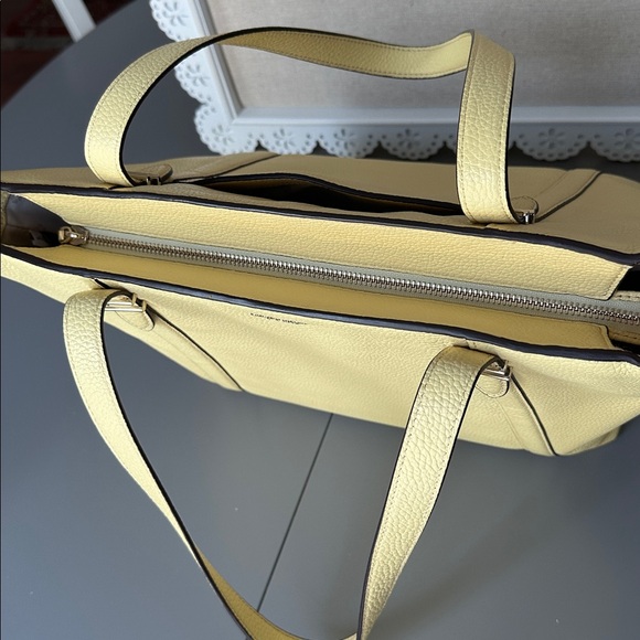 Kate Spade NY Oakwood Street Chandra Yellow Leather Tote Shoulder Bag - Picture 10 of 17